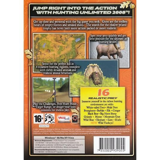 Hunting Unlimited 2008 PC
