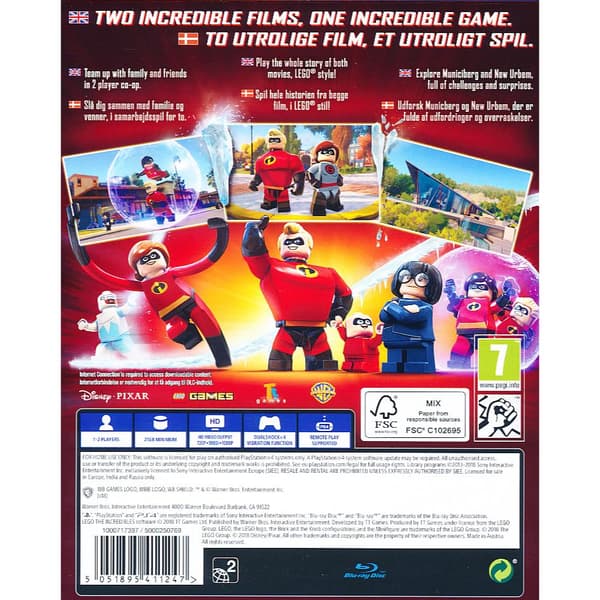 Lego The Incredibles Playstation 4 PS4