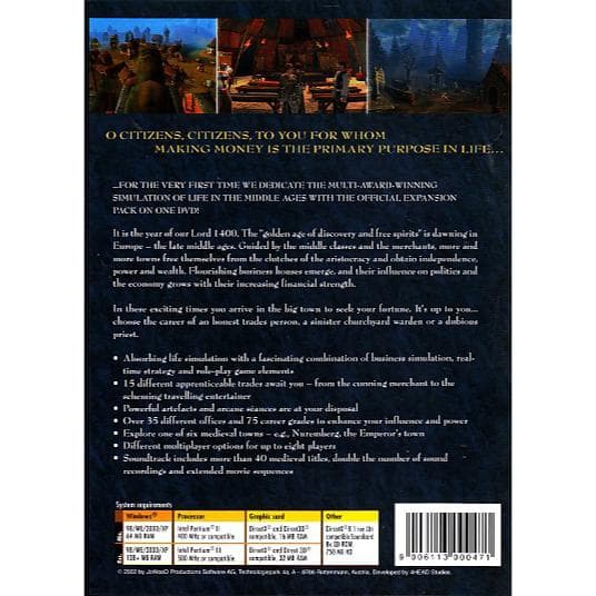 Europa 1400 The Guild + Expansion PC