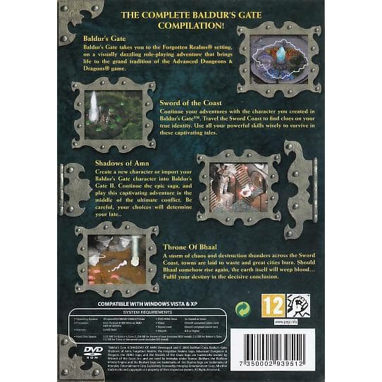 Baldurs Gate 4 in 1 Boxset PC