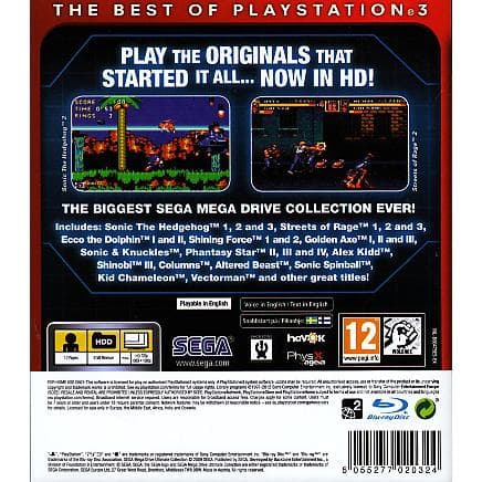 Sega Mega Drive Ultimate Collection Playstation 3 PS3