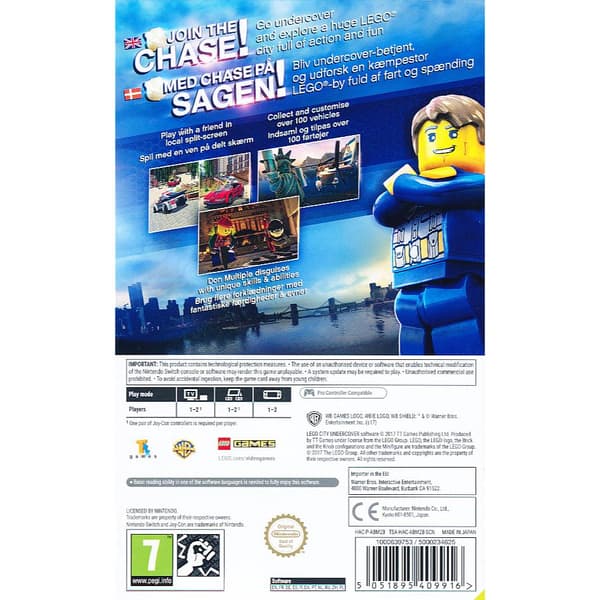 Lego City Undercover Nintendo Switch