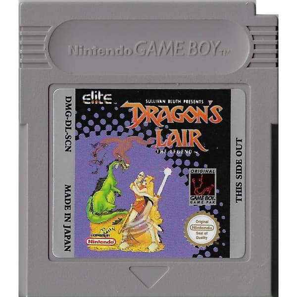 Dragons Lair Gameboy (Käytetty, Vain kasetti)