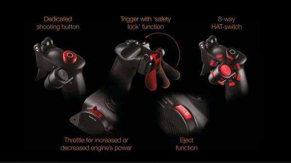 Raptor Flight Simulator Mach 2 Flight Stick - FT7007