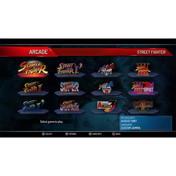 Street Fighter 30th Anniversary Collection Playstation 4 PS4