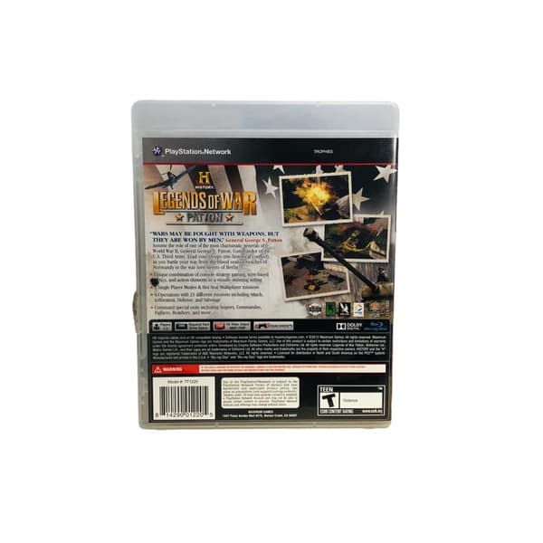 Legends of War Patton (USA Regionsfritt / PS3)