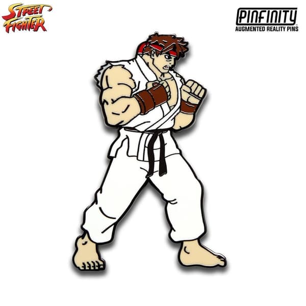 RYU Street Fighter Augmented Reality- Pin Licensierad Capcom
