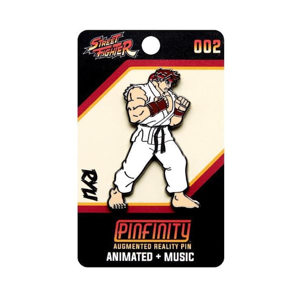 RYU Street Fighter Augmented Reality- Pin Licensierad Capcom