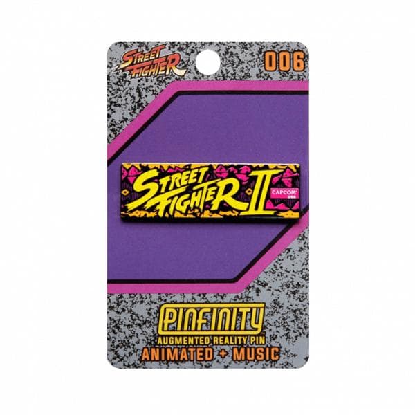 Street Fighter Marquee AR- Pin Licensierad Capcom
