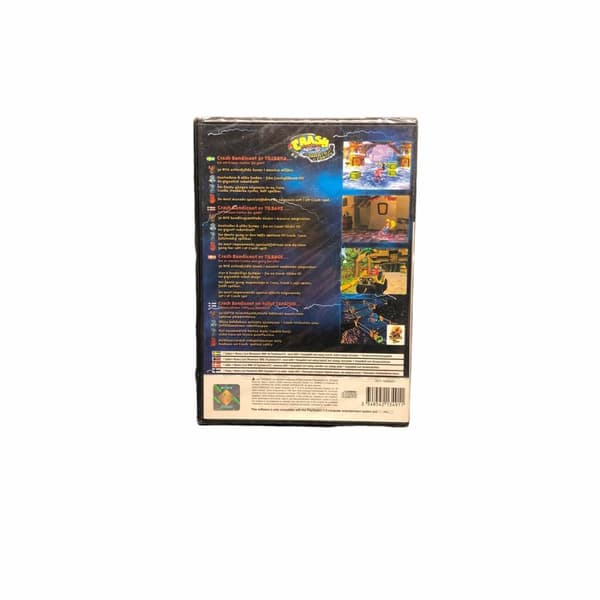 NY! Crash Bandicoot The wrath of Cortex (Svenska versionen INPLASTAT EUR PS2)