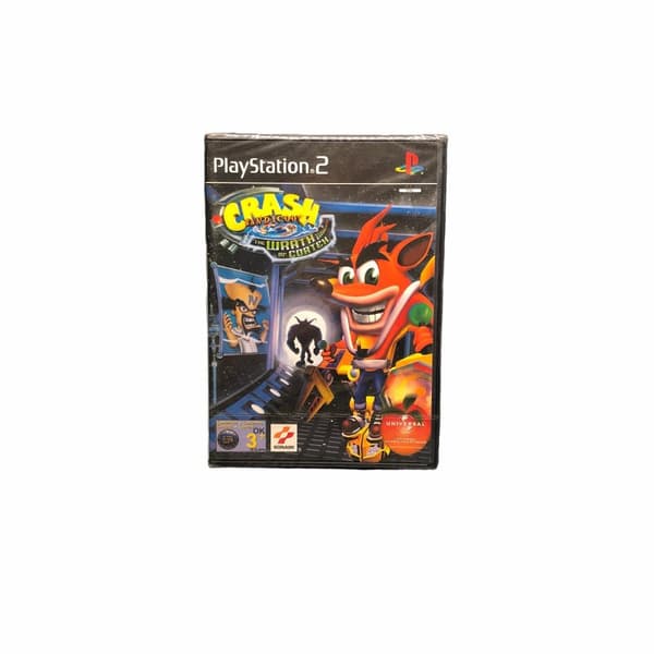 NY! Crash Bandicoot The wrath of Cortex (Svenska versionen INPLASTAT EUR PS2)