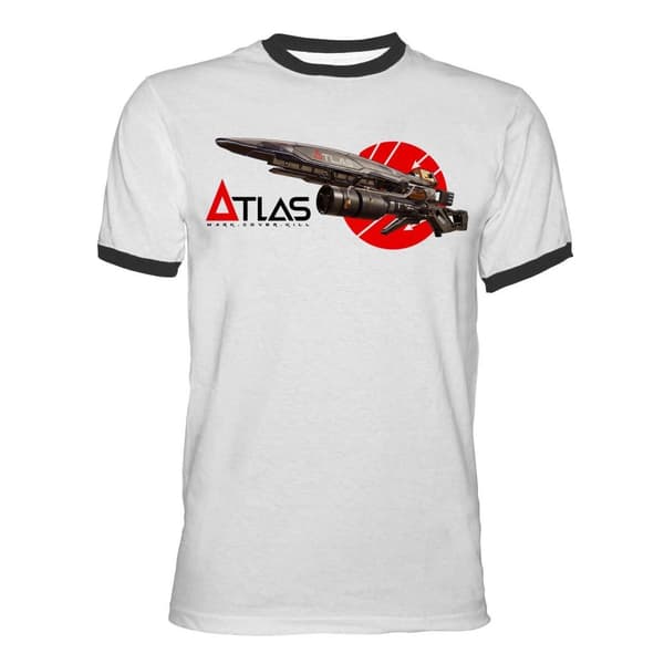 Atlas Ringer Borderlands T-Shirt Small tshirt
