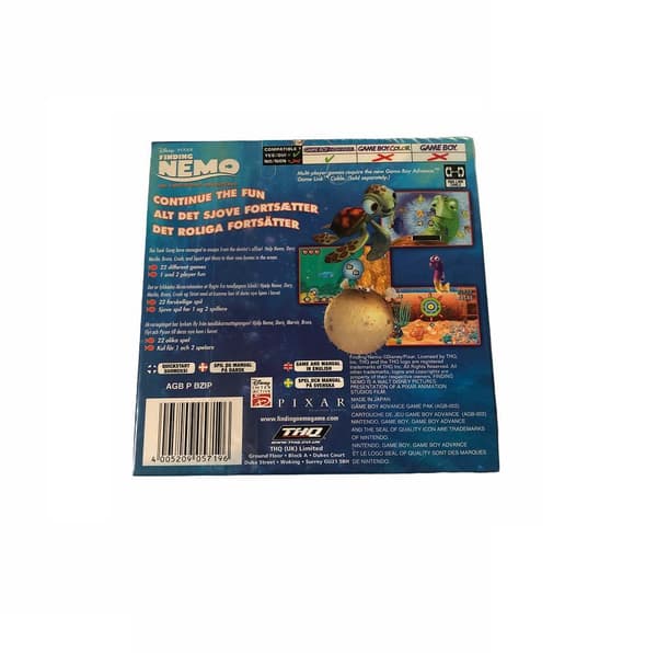 Finding Nemo the continuing adventures (Nytt inplastat svenska versionen)