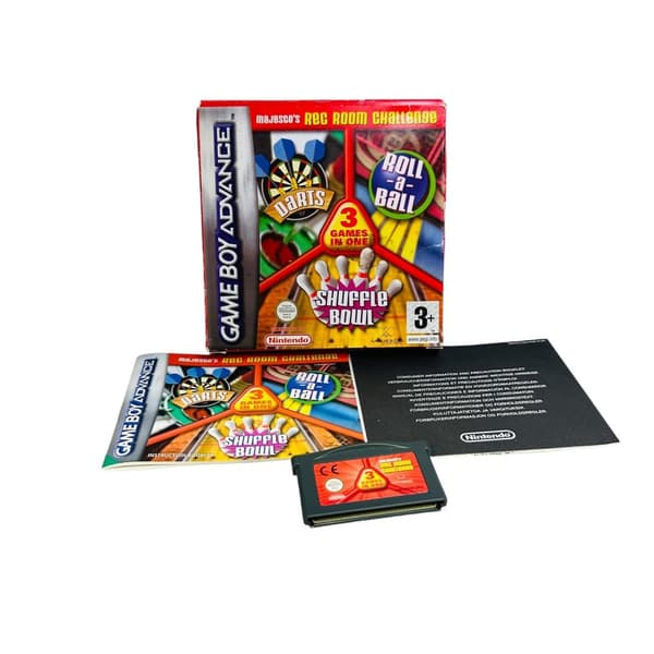 3-in-1 Rec Majescos Room Challenge (Svensk version Game Boy Advance UKV