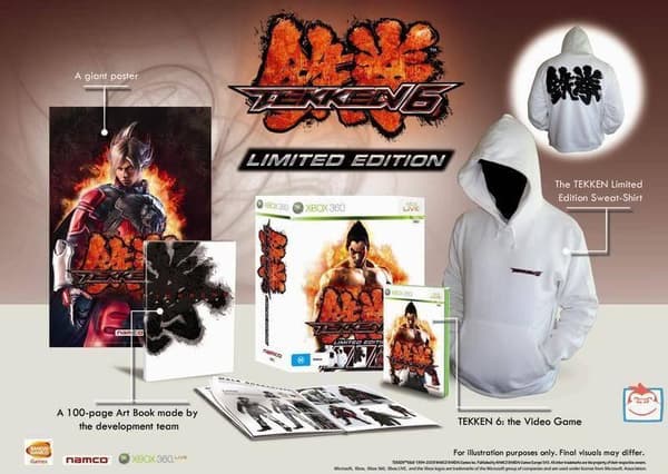 Tekken 6 -- Limited Edition med tjock tröja, art book & poster (EUR / Xbox360)