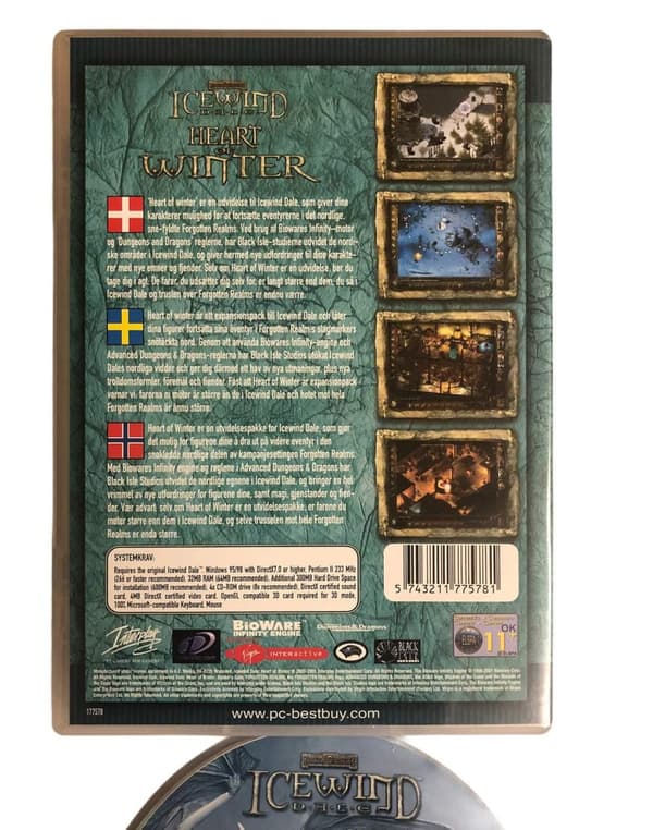 Icewind Dale & Hearts of Winter expansion (Fullversion PC)