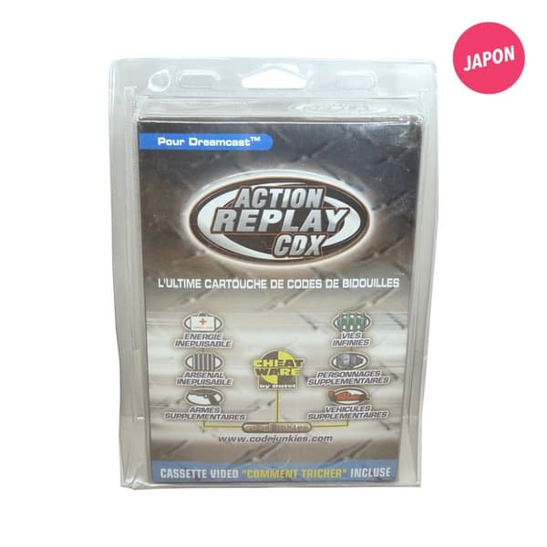 Action replay CDX (NYTT för att fuska /låsa upp hemligheter / Sega Dreamcast)