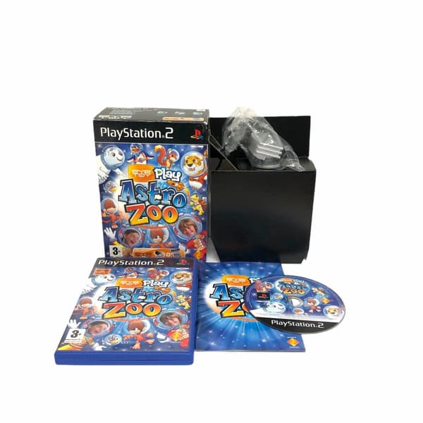 NYTT! Eye Toy Play Astro Zoo med kamera (Svenska versionen PS2)