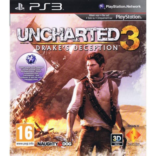 Uncharted 3 Drakes Deception Playstation 3 PS 3 (Brukt) Sealed