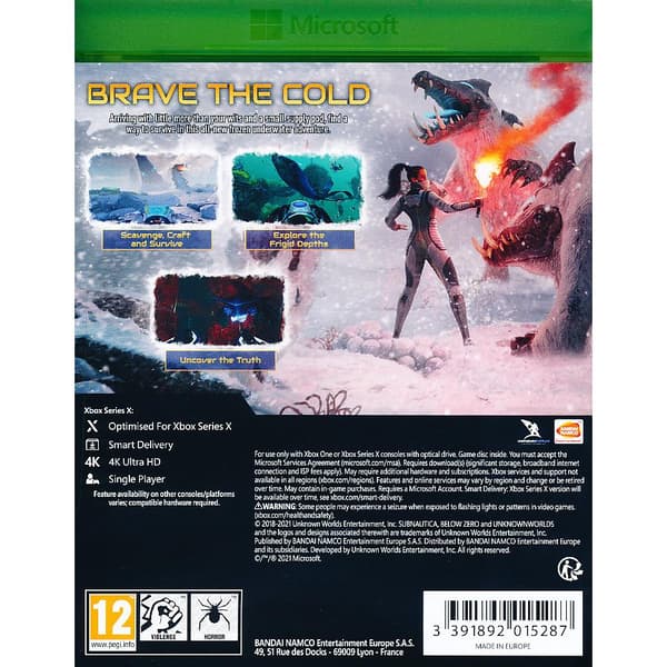 Subnautica Below Zero Xbox One Xbox Series X