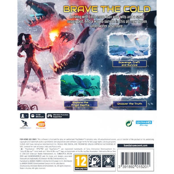 Subnautica Below Zero Playstation 5 PS5