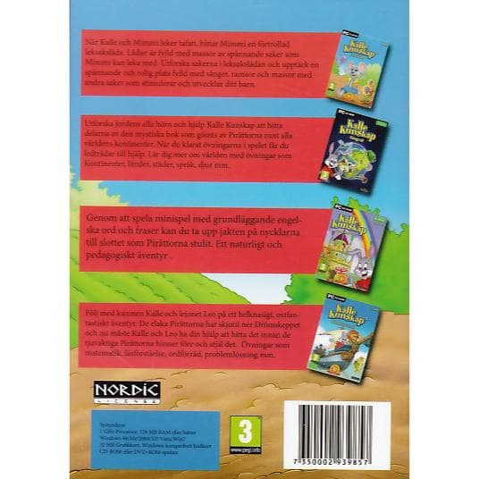 Kalle Kunskap Samling (4 spel) PC SE