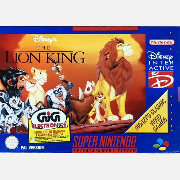 The Lion King Super Nintendo SNES (Used)
