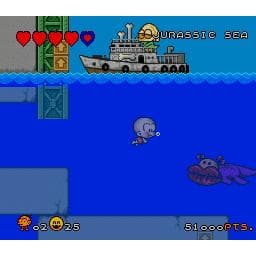 Super Bonk Super Famicom (NTSC-J, Begagnad, Endast kassett)