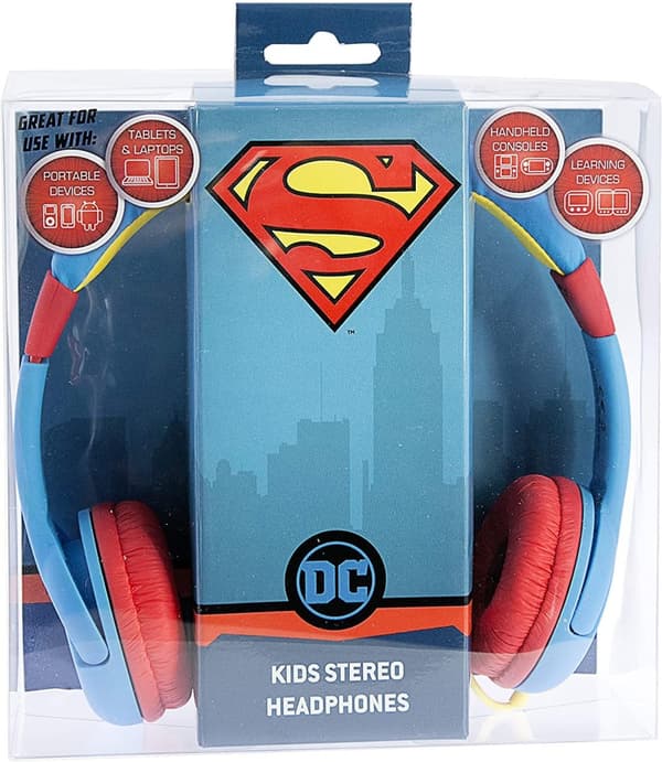 OTL Wired Junior Superman Headphones (Superman)  (headphones)