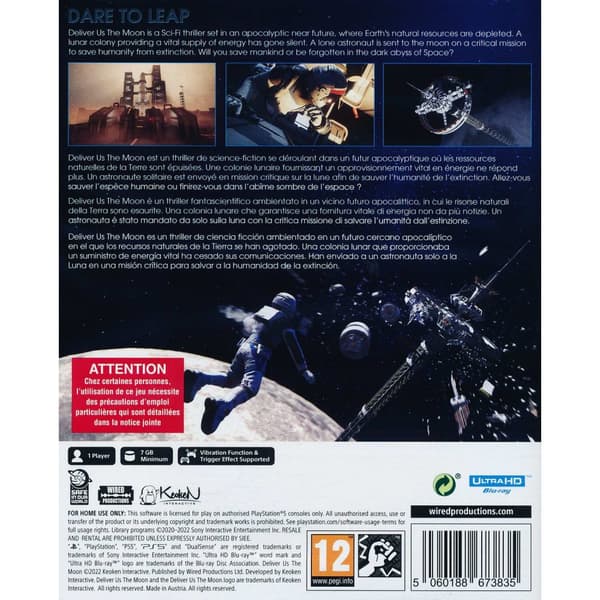 Deliver us the Moon Playstation 5 PS5