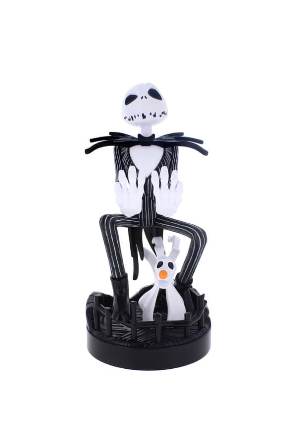 Cable Guys - Jack Skellington - Merchandise Sort, Hvit
