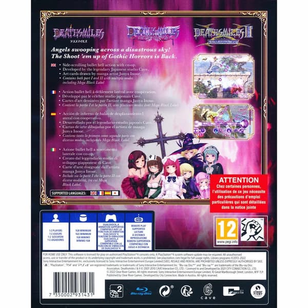 Deathsmiles I & II Playstation 4 PS4