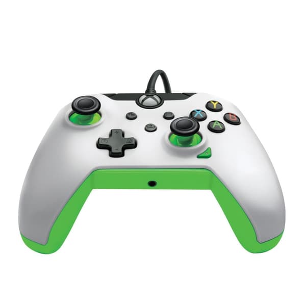 PDP Wired Controller Xbox Series X White - Neon (Green) (Xbox Series X)