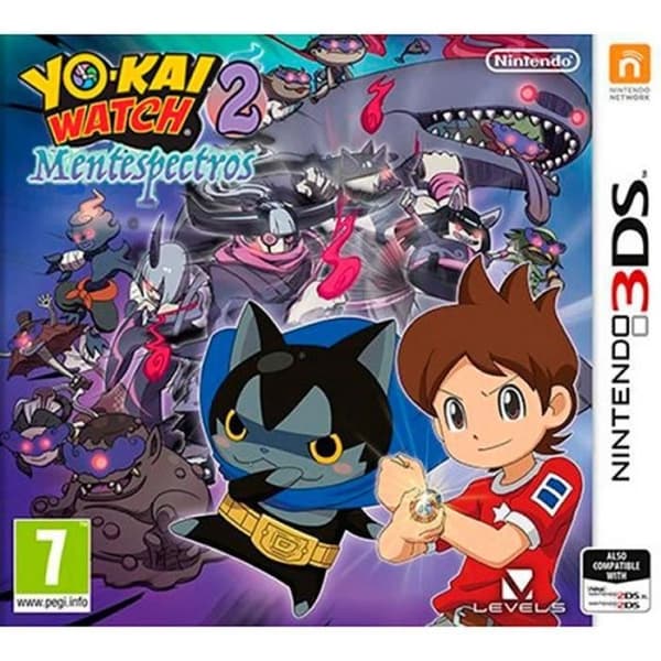 Videospel - Yo-Kai - Yo-Kai Watch 2: Mentespectros - 3DS - Äventyr - PEGI 7+