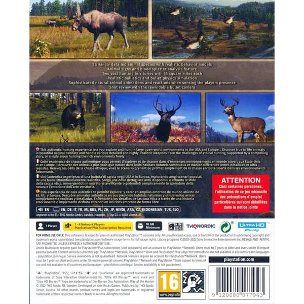 Way of the Hunter Playstation 5 PS5