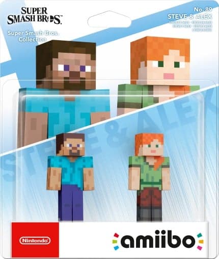 Nintendo Amiibo Steve  Alex (Smash Bros Collection) ()