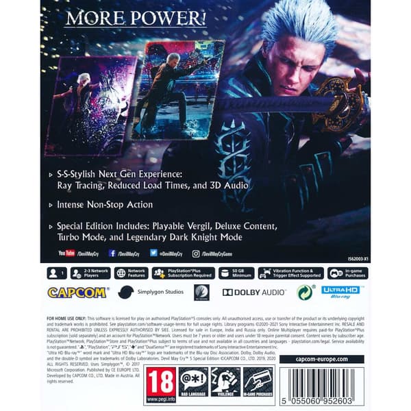 Devil May Cry 5 Special Edition Playstation 5 PS5