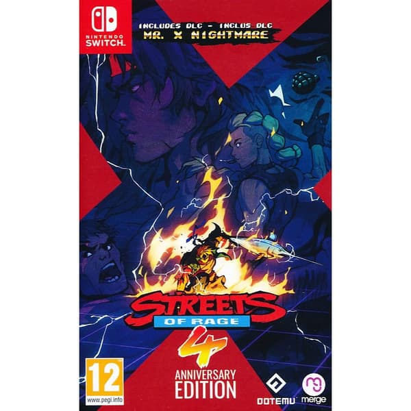 Streets of Rage 4 Anniversary Edition Nintendo Switch