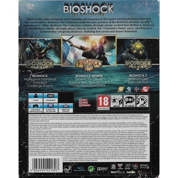 Bioshock The Collection Playstation 4 PS4 (Brugt)
