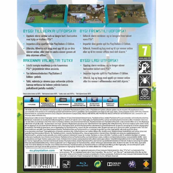 Minecraft Playstation 4 PS4 (Begagnad)