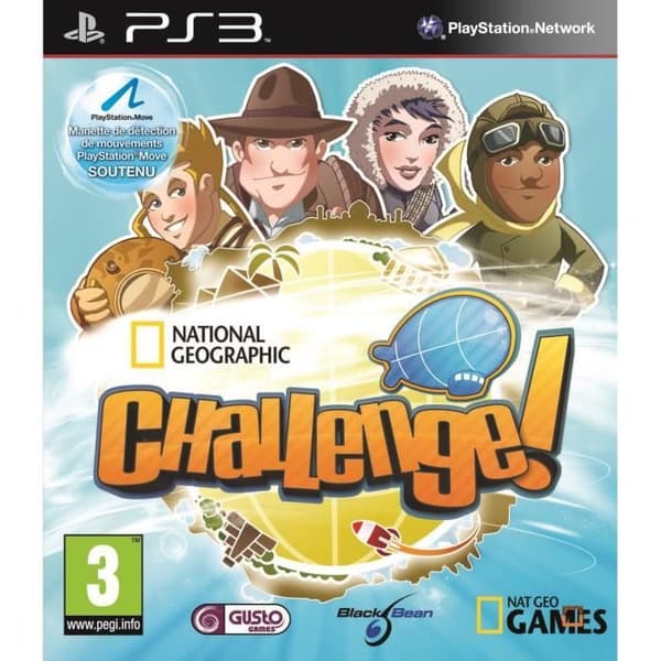 NATIONAL GEOGRAPHIC CHALLENGE / PS3-konsolspel