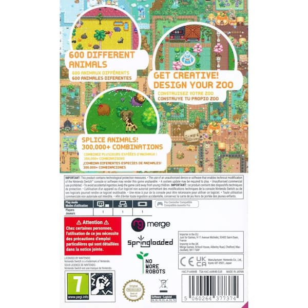 Lets Build a Zoo Nintendo Switch