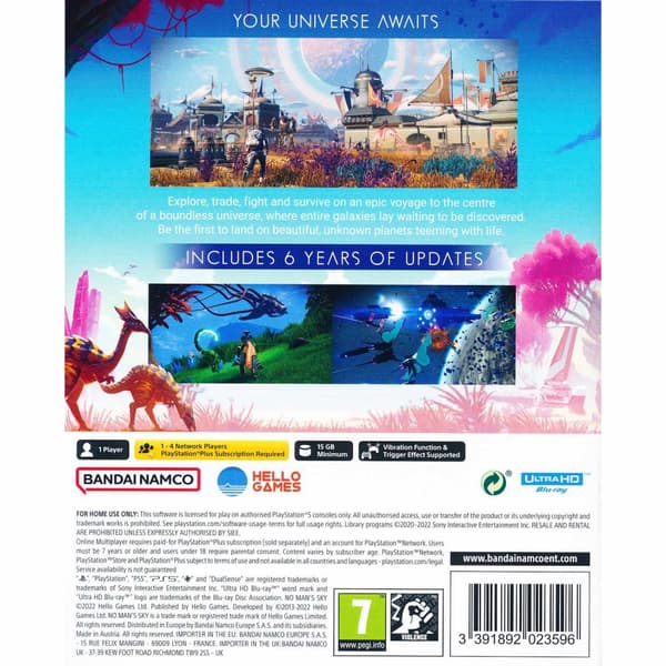 No Mans Sky Playstation 5 PS5