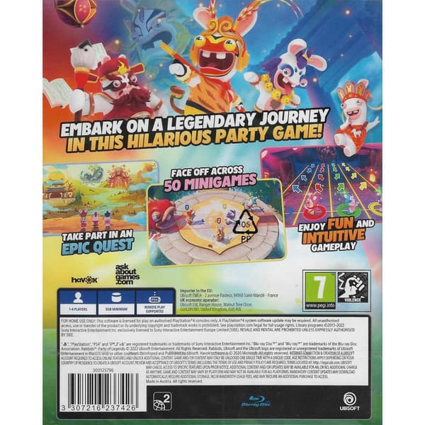 Rabbids Party of Legends Playstation 4 PS4