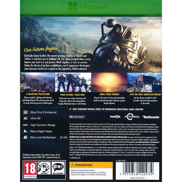 Fallout 76 Xbox One