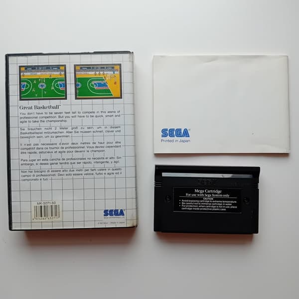Great Basketball Sega Master System (Begagnad)