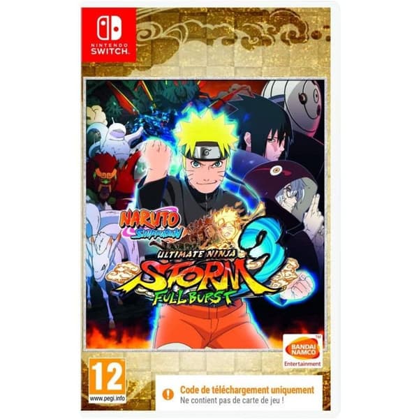 Naruto Ultimate Ninja Storm 3 Full Burst (Code in a Box) (GB) (Nintendo Switch)