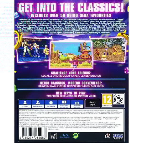 Sega Mega Drive Classics Playstation 4 PS4