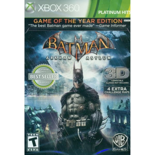 Batman: Arkham Asylum (Game of the Year Edition) (Platinum Hits) (Import) (Xbox 360)