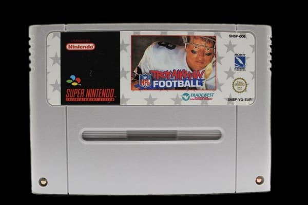 Troy Aikman NFL Football - Supernintendo/SNES - PAL/SCN/EUR (KÄYTETTY TAVARA) Endast Kassett